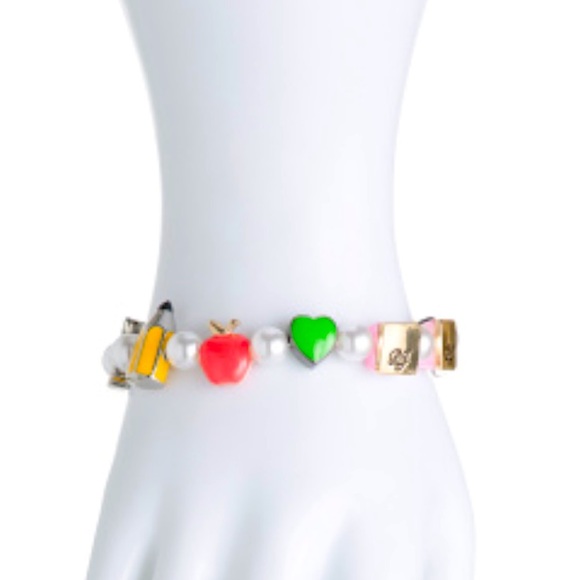 New Betsey Johnson whimsical bracelet Playful charm bracelet - Picture 4 of 9